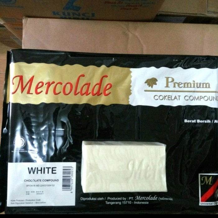 

Promo Mercolade White Coklat Compound Repack 1Kg