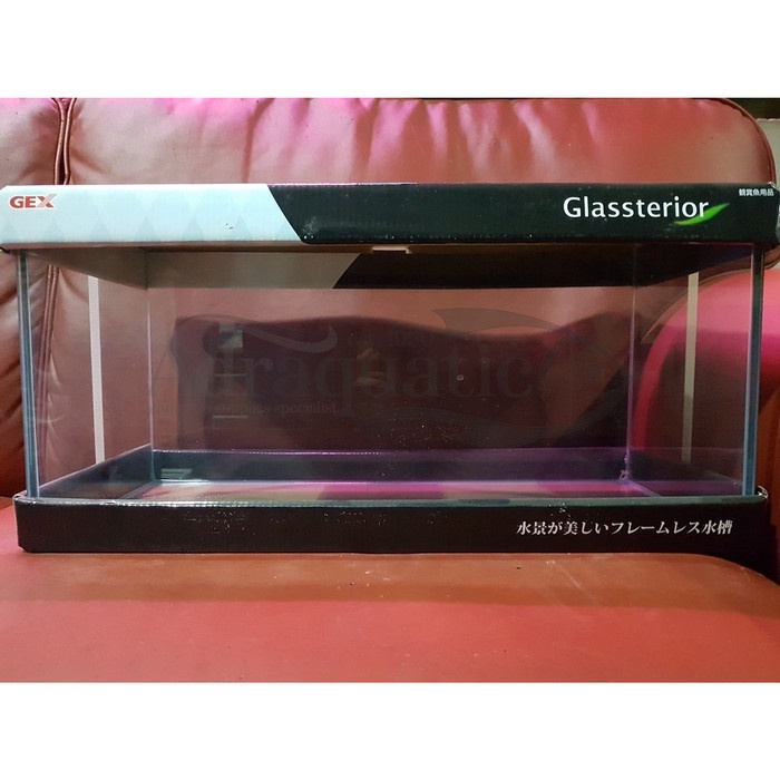 Promo Aquarium Gex Glassterior Slim 450 Uk. 45X20X22 Cm Akuarium Kaca