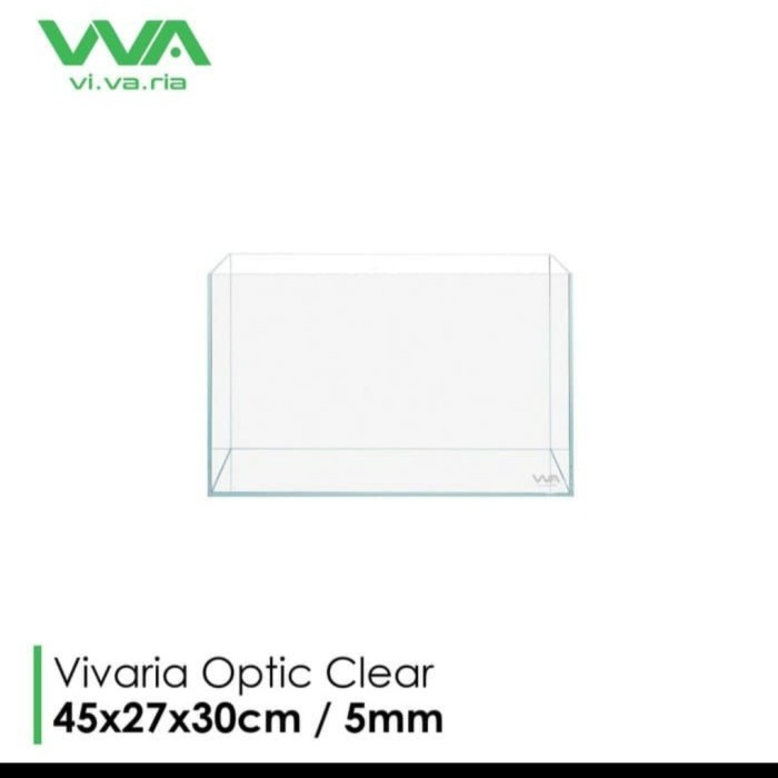 Promo Vivaria Optic Clear Aquarium Optic Clear 45X27X30 5Mm Vivaria Cube