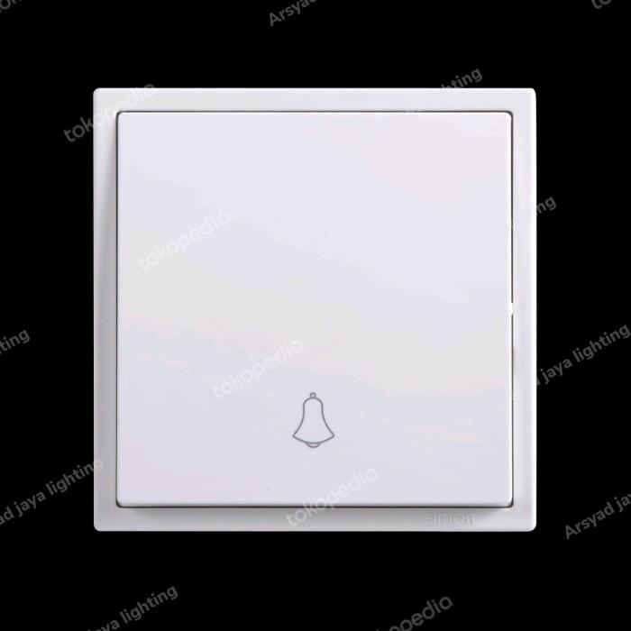 SIMON I7 SAKLAR BELL - WHITE (TANPA FRAME) 706301