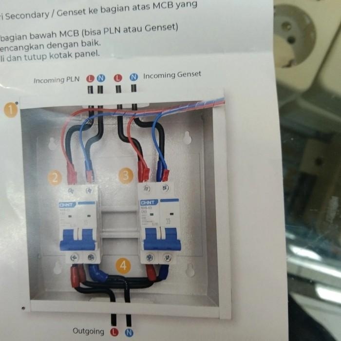 OHM SAKLAR CHINT 2POLE 63A/OHM SAKLAR