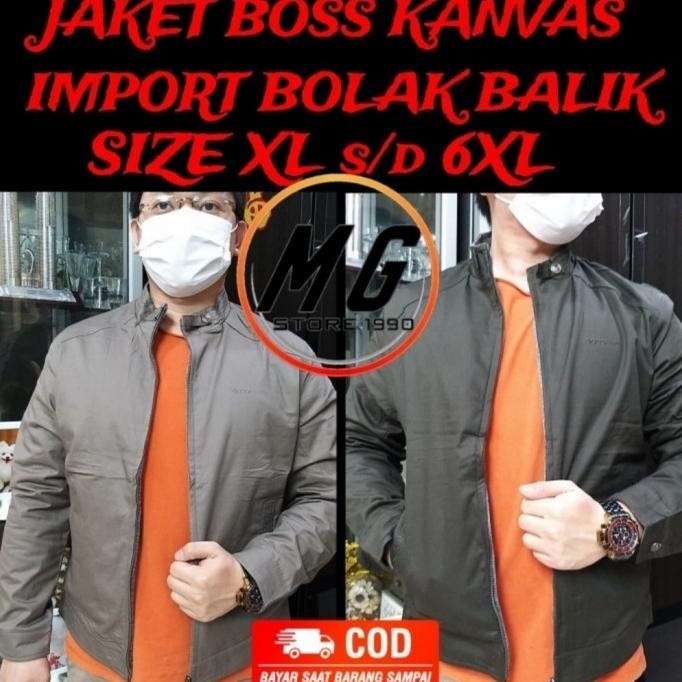 READY STOCK JAKET BOSS CLASSIC / CHOEX IMPORT PREMIUM QUALITY PRIA WANITA 