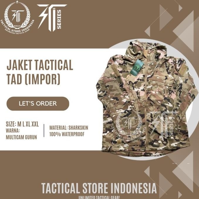 TERBARU JAKET TAD LORENG MULTICAM - JAKET TACTICAL 