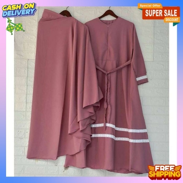 Dress Syari Murah Baju Ghamis Import Gamis Remaja Import Terbaru 2024 Buju Muslim Wanita Sari Games 