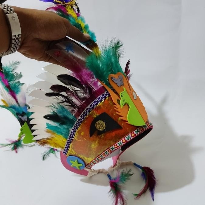 BIG SALE MAINAN ANAK TOPI SUKU INDIAN TOPI PAPUA 
