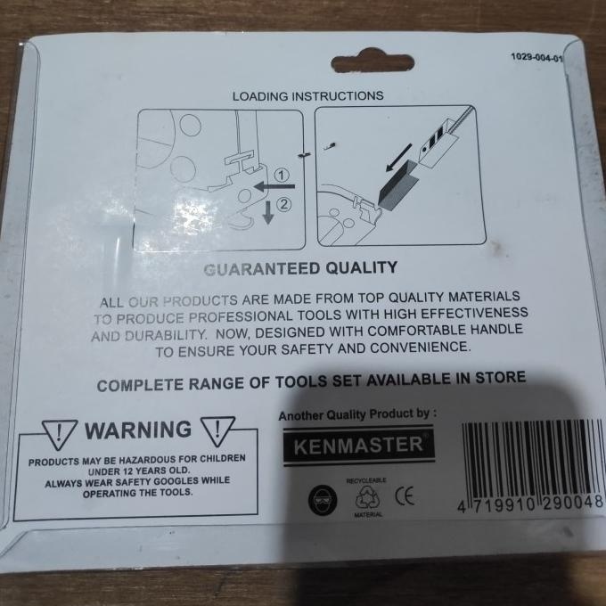 

Staples tembak kenmaster 4mm-14mm / hand stapler/ steples tembak