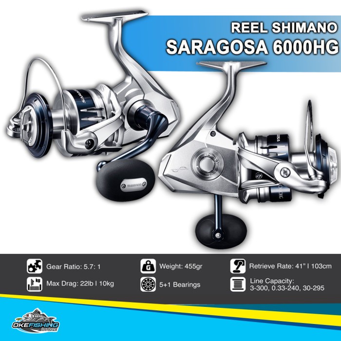 [Original] Reel Shimano Saragosa 6000Hg Diskon