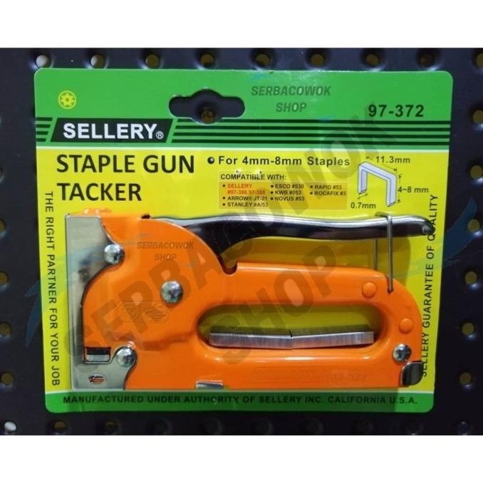 

Sellery Tacker Stapler Mesin Staples Jok Tembak Stapler 4-8mm