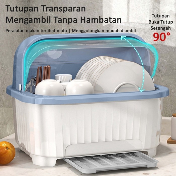 Rak Piring Plastik Tutup Kecil 5504