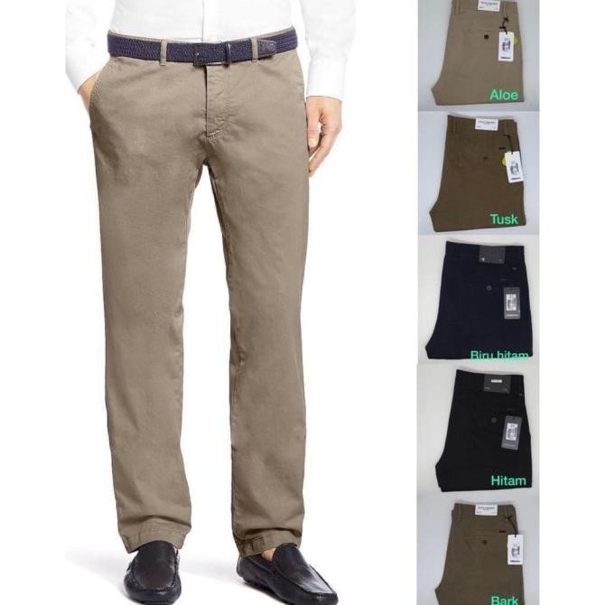 TERBARU CELANA CHINOS PRIA ORIGINAL BOSS STRETCH ZG BOSS - REGULAR FIT- STANDA 