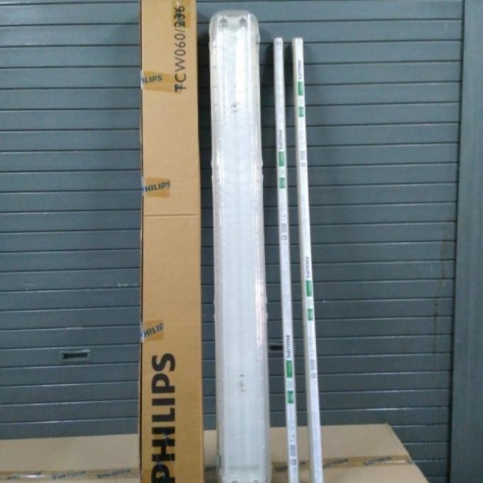 Philips Waterproof 2X36W Led 2X16 Watt Tcw060 Kap Lampu Philips Tcw060