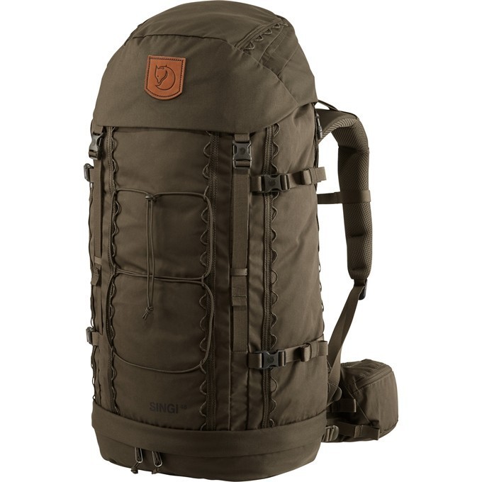 ✅Baru Tas Gunung Hiking Trekking Fjallraven Singi 48 Dark Olive Backpack Terbaru