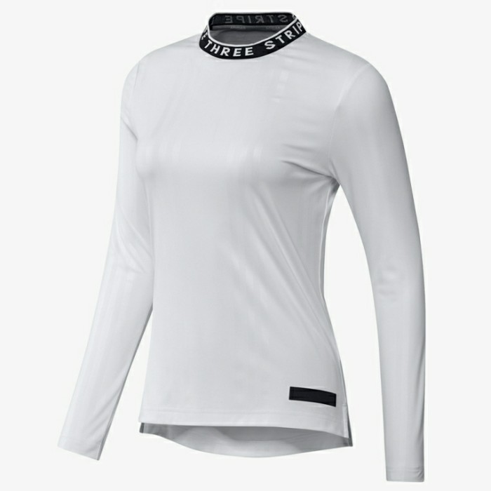 ✅Baru Baju Wanita Adidas Golf Lsshirts Women'S Polo - White Ori Terbatas