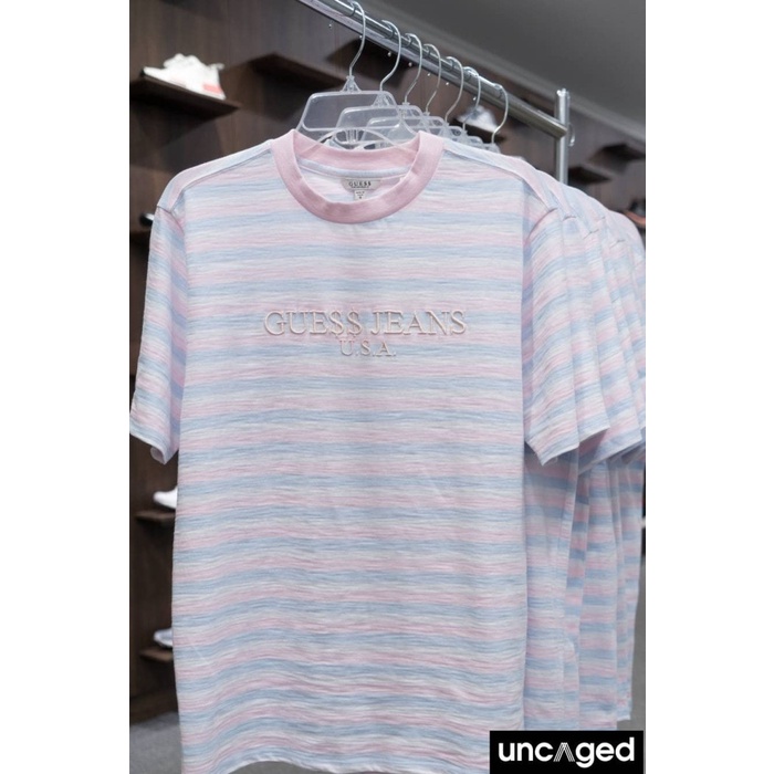 ✅New *Asli Original* Guess Asap Rocky Cotton Candy T-Shirt Limited