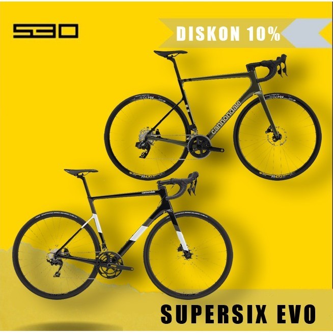 ✅Baru Cannondale Road Bike Supersix Evo Carbon Disc Brake 105 Road Bike Bpl Limited