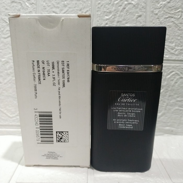 ✅New Ori Cartier Santos Edt 100Ml Tester Diskon