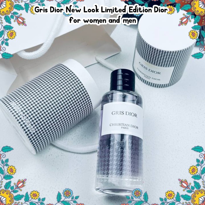 ✅New Ori Parfum Dior New Look Houndstooth Limited Edition Gris 125Ml Original Diskon