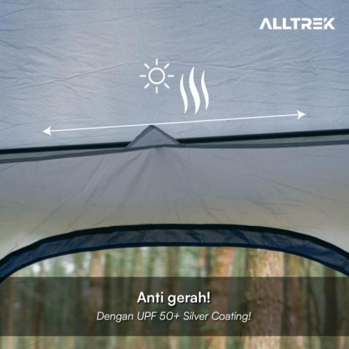 ALLTREK Tenda Camping Tentastic Outdoor 1 Bedroom + 1 Guest Room