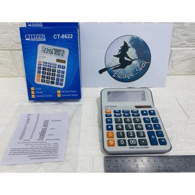 

Berkualitas KALKULATOR CITIZEN CT 8622 - CALCULATOR TYPE CT 8622