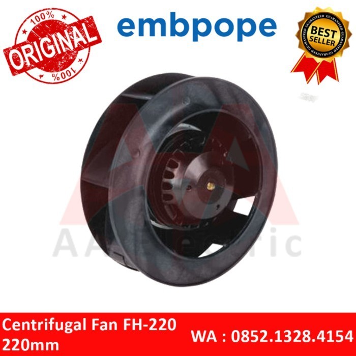 ✅Ready Centrifugal Fan Fh-220 / Fh220 220Mm Embpope Berkualitas