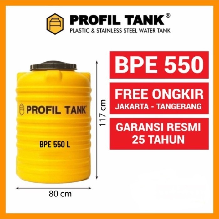 ✅Termurah Profil Tank Bpe 550 Kapasitas 550 Liter Tangki Air Toren Berkualitas