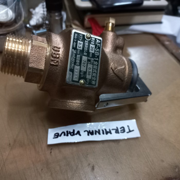 ✨Baru Safety Valve Yoshitake Af-5B-1 11/4/Safety Valve Af-5B-1 11/4 Terbatas