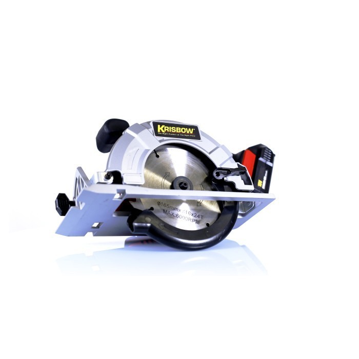 ✨New Krisbow Cordless Circular Saw 165Mm 18V Irccs18 10205885 Terbatas