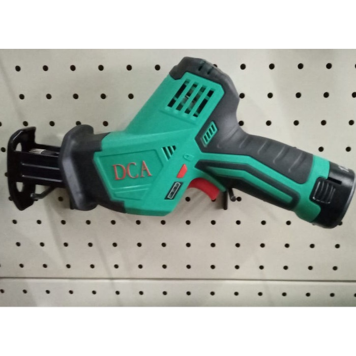 ✨New Promo Dca Cordless Sabre Saw Adjf15E Bat 12V/2Ah X 2 Pipa Dia 50Mm Terbaru
