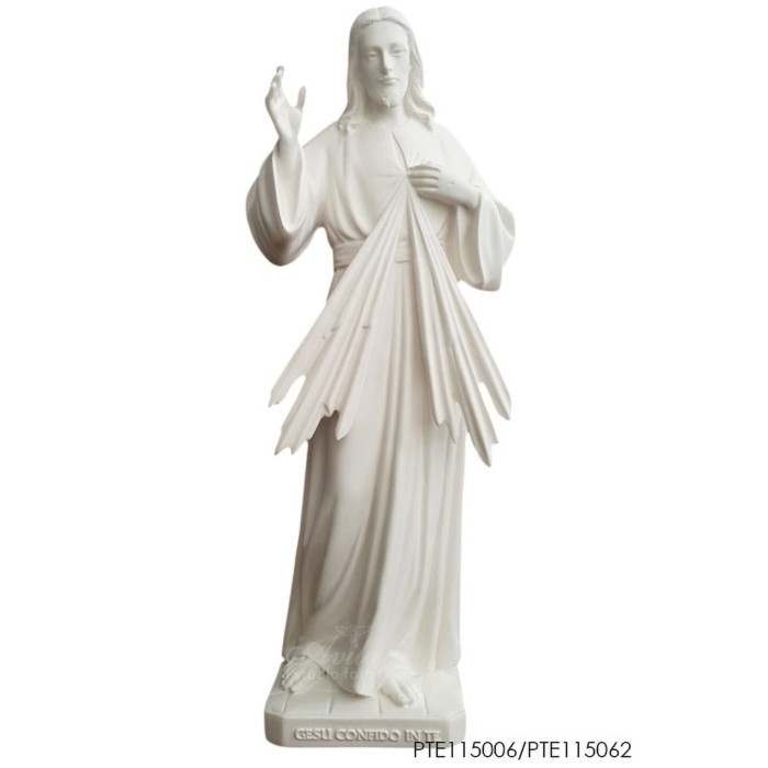 [Baru] Patung Rohani Yesus Koronka Resin Toko Katolik Limited