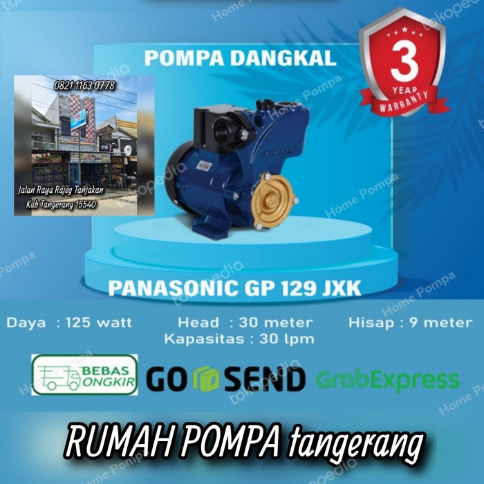 ✨Ori Pompa Air Panasonic Gp 129 Jpx Manual Pompa Air Sumur Dangkal Berkualitas