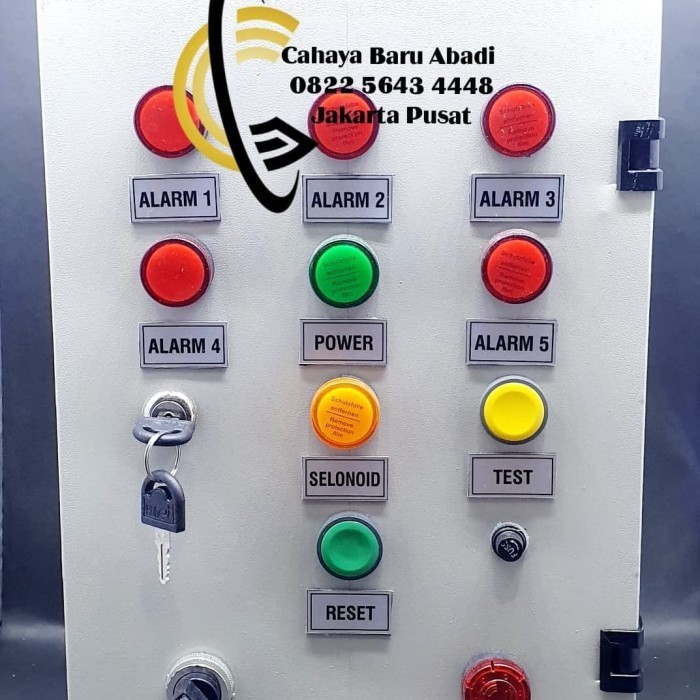 [New Ori] Panel Gas Alarm 5 Zone Berkualitas
