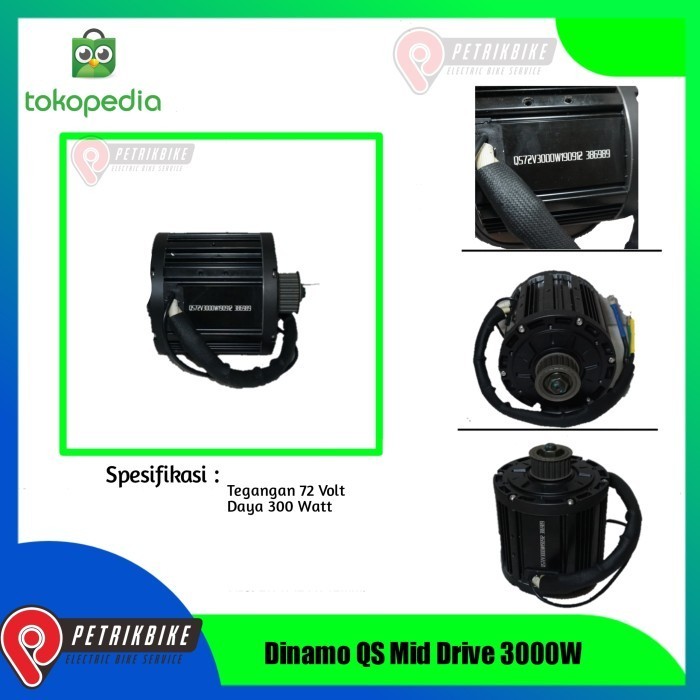 [New] Qs Motor Listrik Mid Drive 3000W Diskon