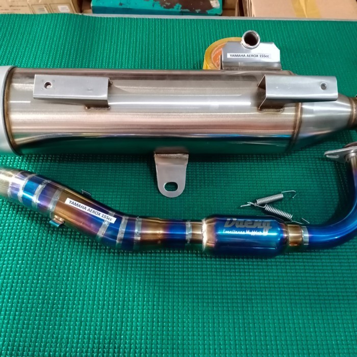 [Original] Knalpot Tsukigi Daeng Yamaha Aerox 155Cc Stenliss Leheran Twotone Diskon