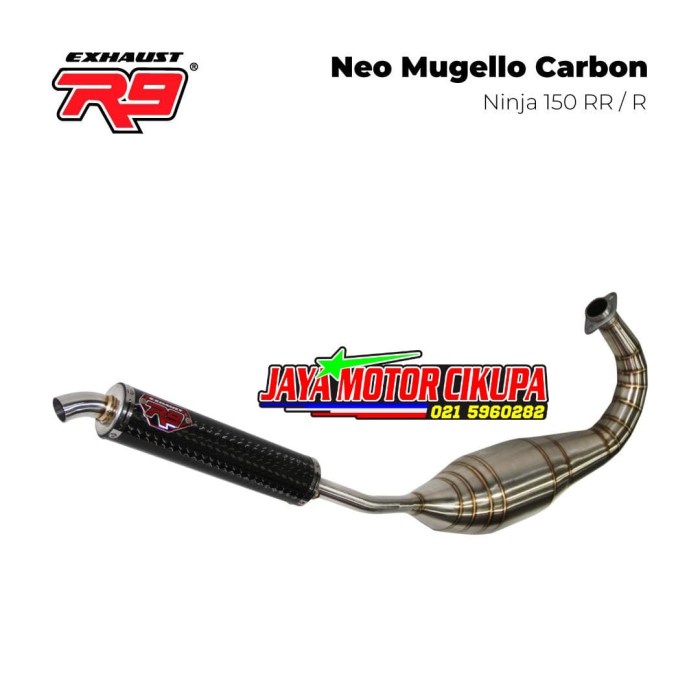 [Original] Knalpot R9 Neo Mugello Carbon Ninja 150R 150 R Not Aitech Dbs Creampie Terbatas