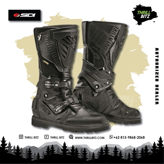 [New] Sidi Adventure 2 Gore-Tex Boots Black Size 43 Terbaru