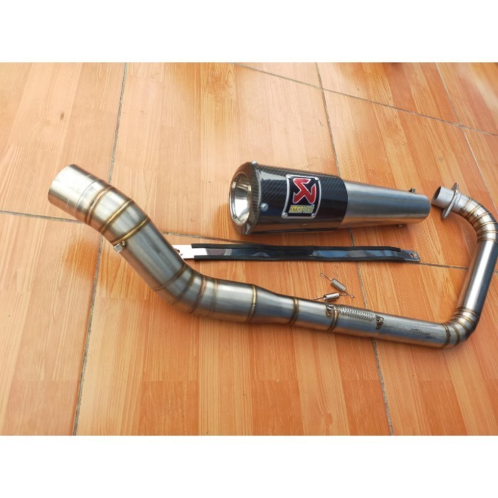 [Original] Knalpot Fulcacing Satria Fu Mono Z250 Sl Akrapovic Glas Carbon 1 Terbaru