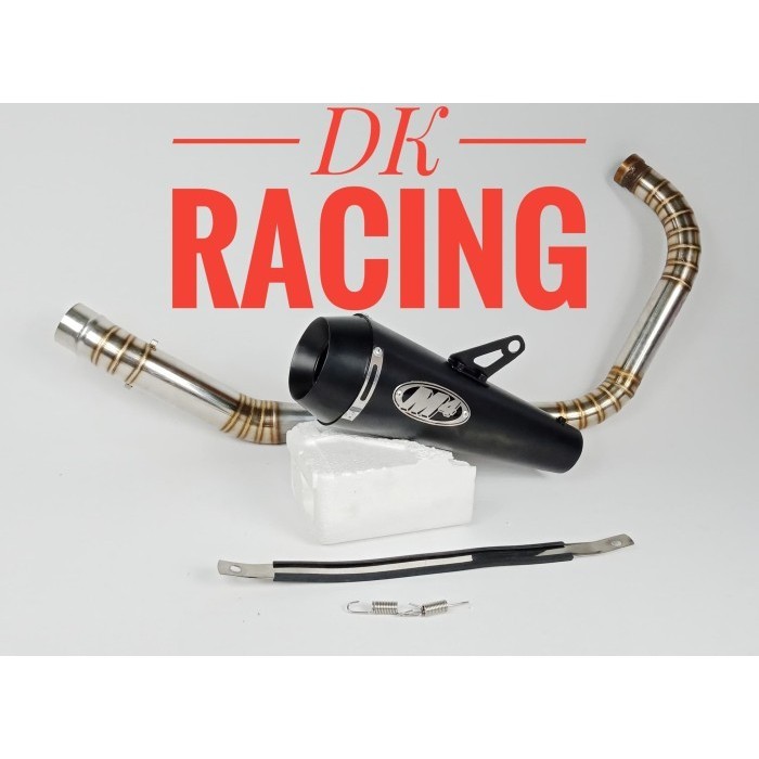 [Original] Knalpot Racing Honda Tiger M4 Blackdoff Fullcacing Diskon
