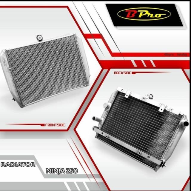 [Original] Radiator Bpro Ninja 250R Ninja 250 Fi Radiator Terbatas