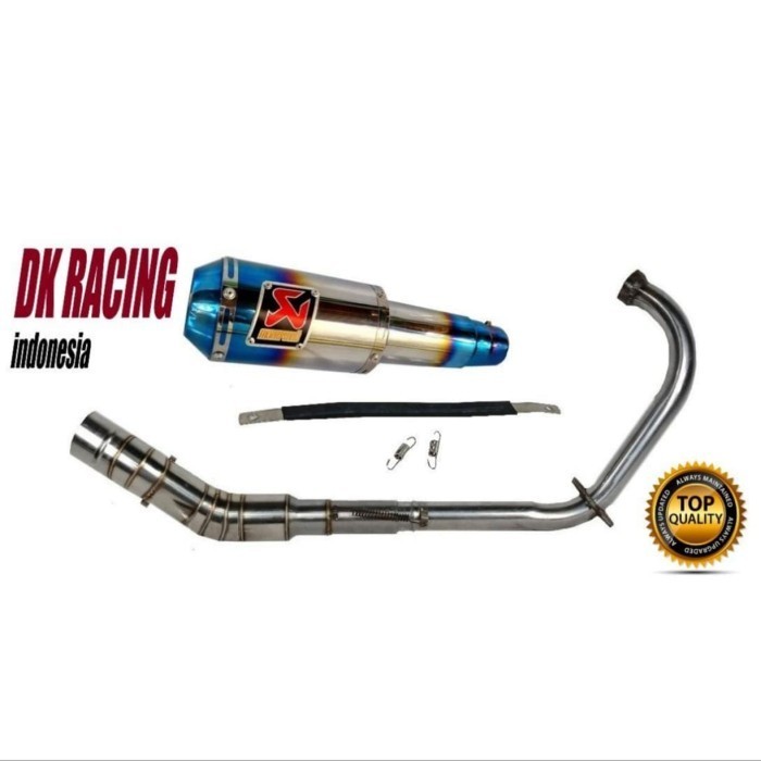 [Original] Knalpot Racing Yamaha All New R15 V3 Akrapovic Lorenzo Pelangi Terbaru