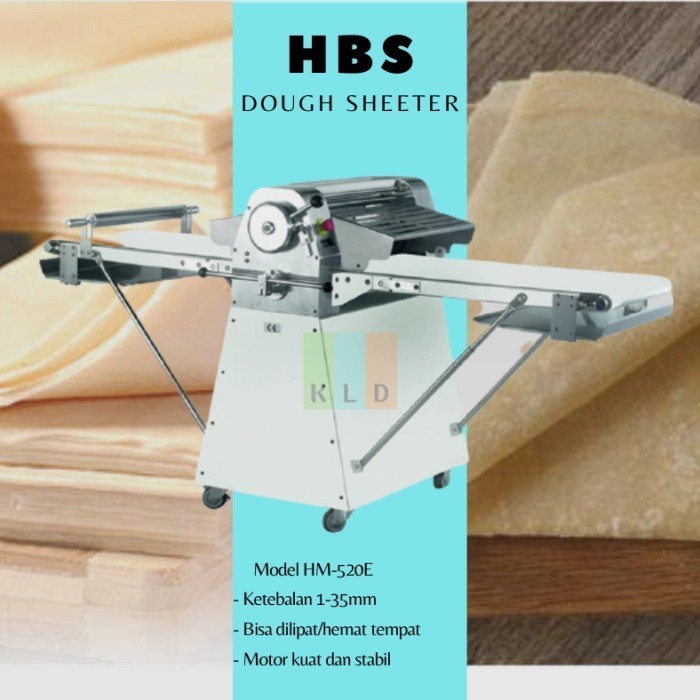 

[New Ori] Hbs Dough Sheeter Penipis Adonan Roti Hm-520E Berkualitas