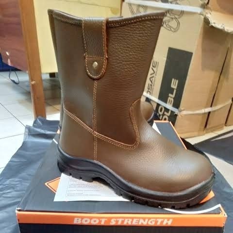 [New] Sepatu Safety Krusher'S Texas Brown / Safety Shoes Krusher'S Texas Limited