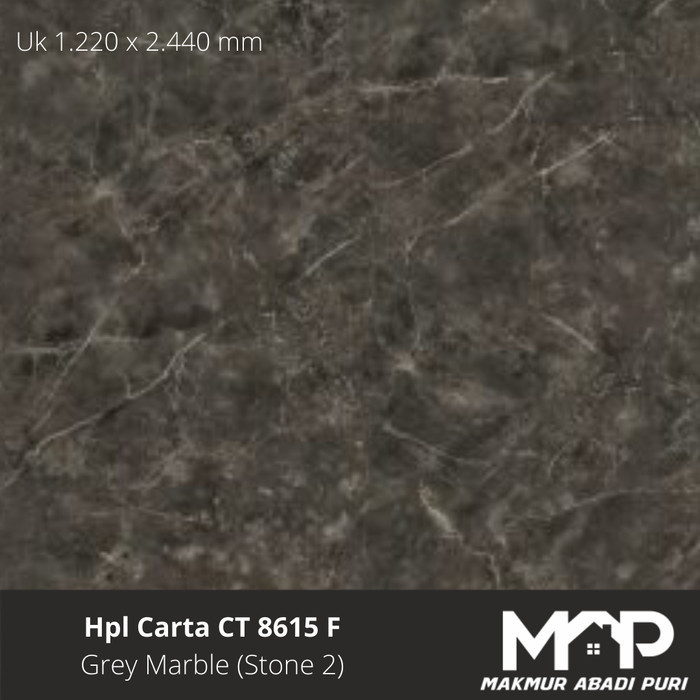 HPL CARTA CT 8615 F ( GREY MARBLE - STONE 2 )