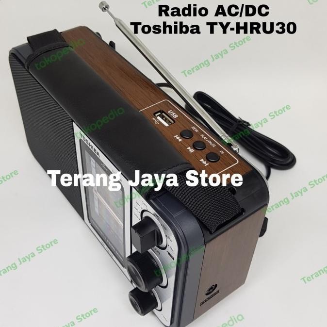 Radio Toshiba TY-HRU30 Radio Listrik Toshiba HRU30 Radio FM/MW/SW+USB
