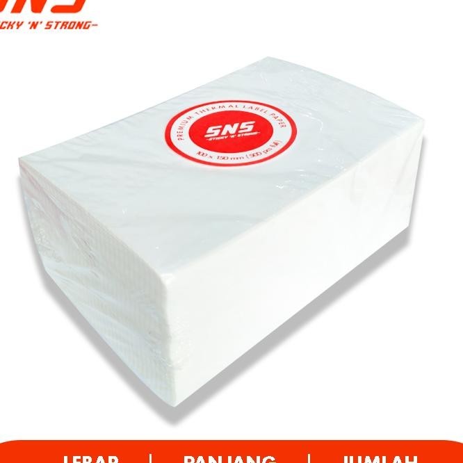 

Label Thermal / Kertas Thermal / Stier Thermal 100X150 Mm A6 500 Lembar