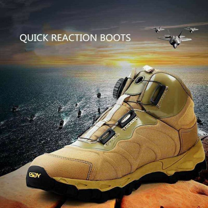 Sepatu Esdy Putar Tactical Boots 6 Inch Original Import Made In Usa