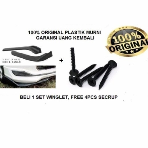 Variasi Bemper Mobil Vios Gen 2 Winglet Lips Depan Mobil