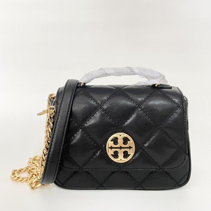 ✅New Tb Willa Mini Top Handle - Black Ghw Terbatas