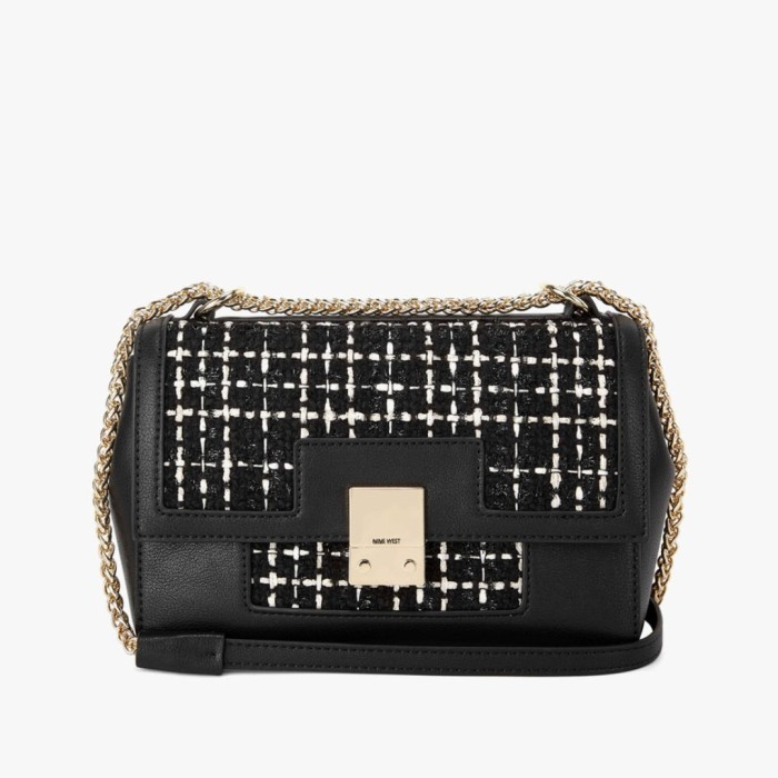 ✅New Nine West Maple Convertible Xbody Flap Original Tas Wanita - Black Terbaru