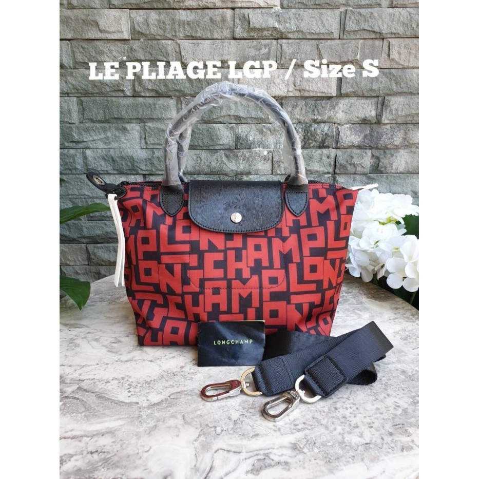 ✅New Tas Longchamp Le Pliage Lgp Small Sh Black Brick Terbaru