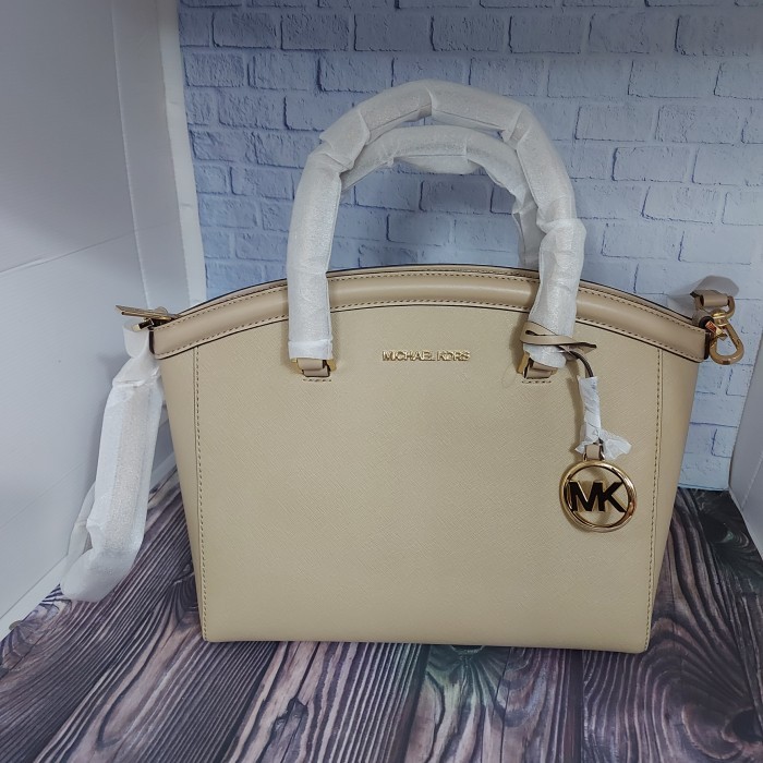 ✅New Tas Wanita Mk Original - Mk Yara Satchel Bisque Limited